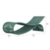 Outdoor bedding, hotel pool, rattan woven outdoor lounge chair furniture (7)