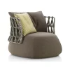 Outdoor bedding, rattan woven sofa (1)