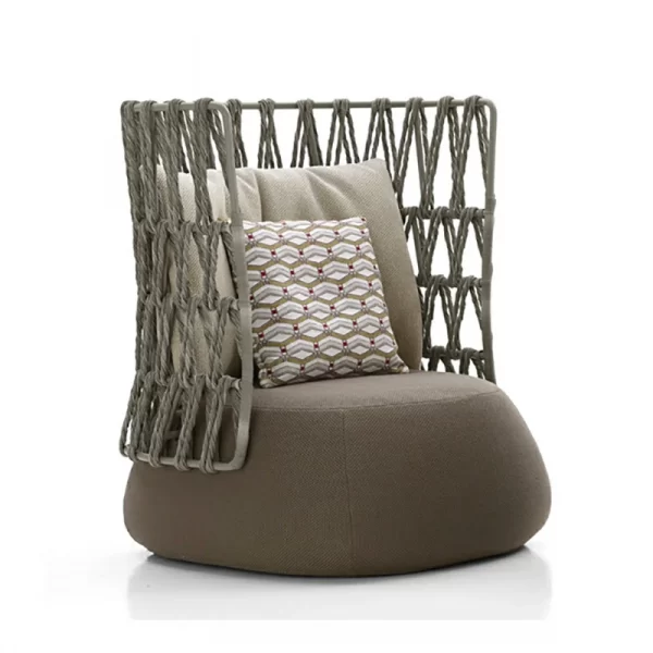 Outdoor bedding, rattan woven sofa (2)