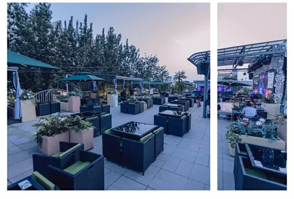 Outdoor furniture rattan sofa Nordic rattan woven sofa (21)