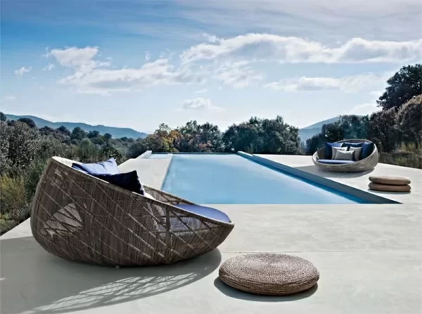 Outdoor leisure pool large round bed (1)