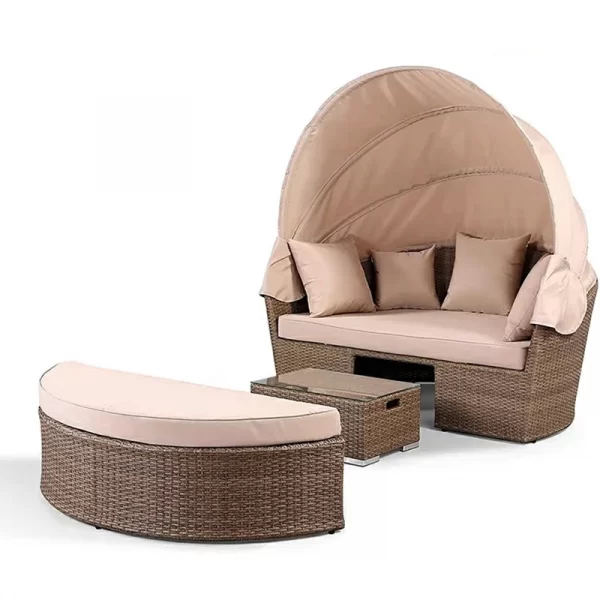 Outdoor leisure pool large round bed (13)