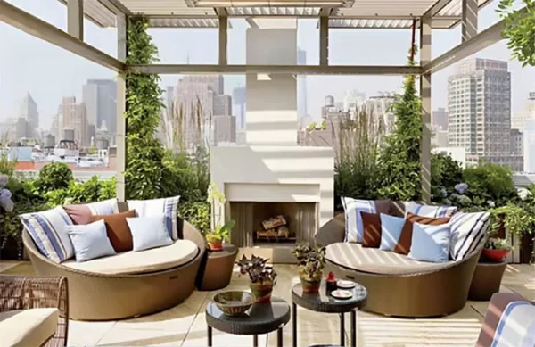 Outdoor leisure pool large round bed (16)