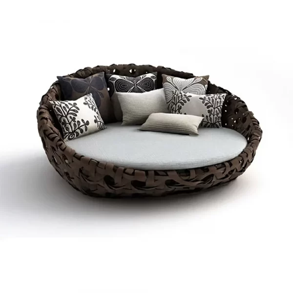 Outdoor leisure pool large round bed (2)