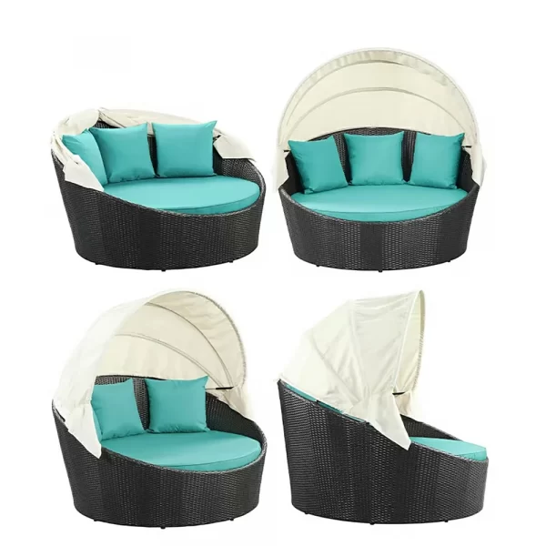 Outdoor leisure pool large round bed (3)