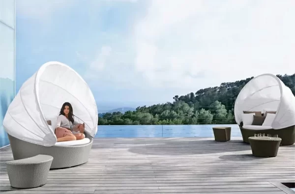 Outdoor leisure pool large round bed (4)