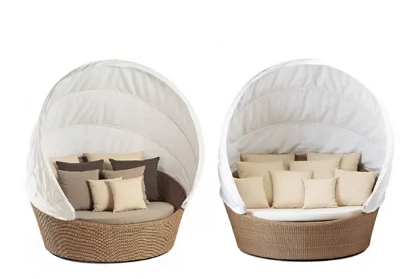 Outdoor leisure pool large round bed (5)