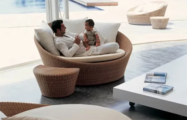 Outdoor leisure pool large round bed (6)