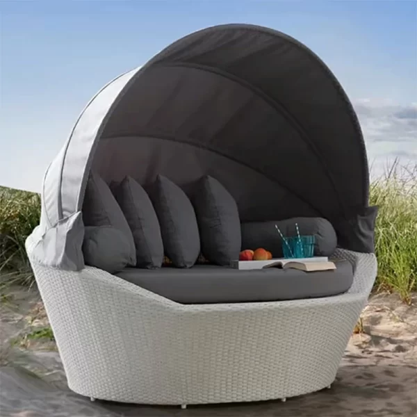 Outdoor leisure pool large round bed (8)