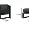 Outdoor leisure sofa, waterproof and sun protection, outdoor villa balcony, (10)