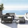 Outdoor leisure sofa, waterproof and sun protection, outdoor villa balcony, (5)