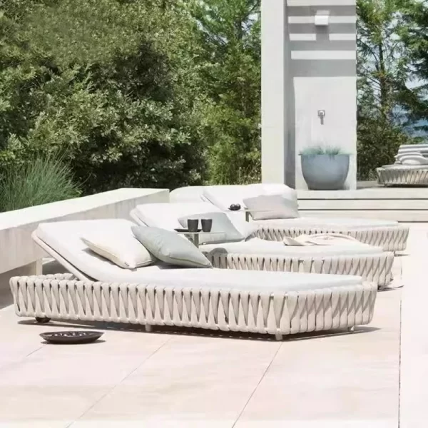 Outdoor outdoor swimming pool lounge chair (1)