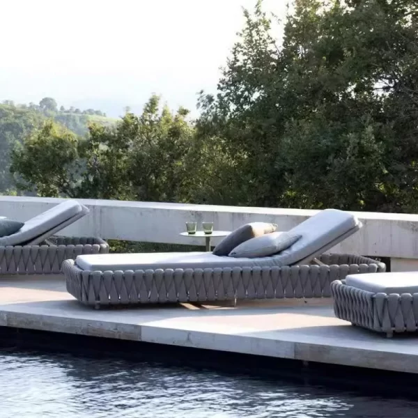 Outdoor outdoor swimming pool lounge chair (3)