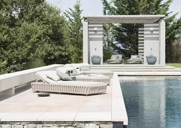 Outdoor outdoor swimming pool lounge chair (6)