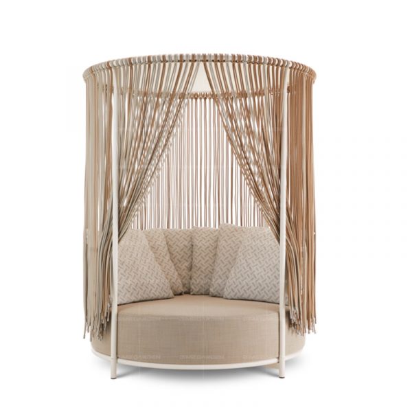 Outdoor scenic area, garden, sofa, large lying bed (2)