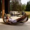 Outdoor scenic area, lying bed, rattan weaving (16)