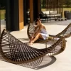 Outdoor scenic area, lying bed, rattan weaving (18)