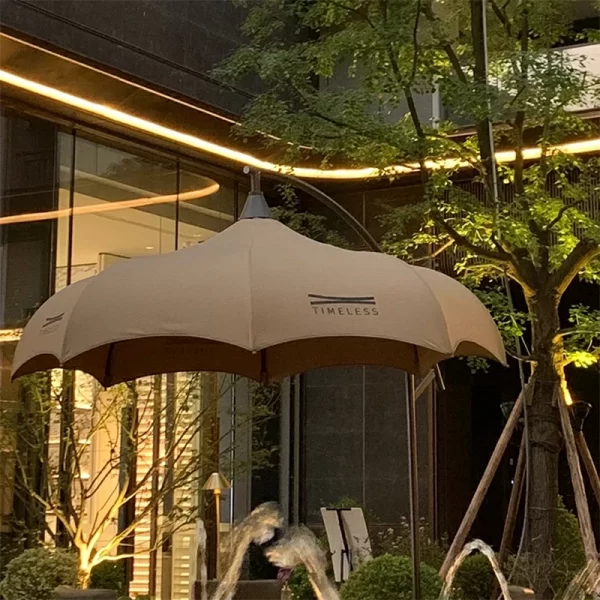 Outdoor sunshade, courtyard, coffee shop (5)