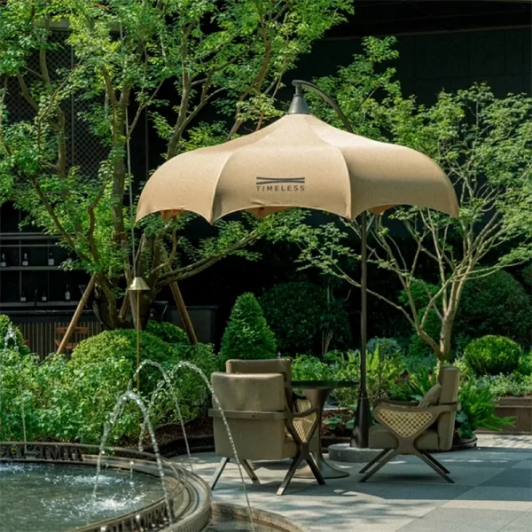 Outdoor sunshade, courtyard, coffee shop (6)