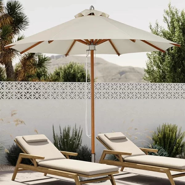 Outdoor sunshade, courtyard, outdoor terrace, center pillar umbrella (1)