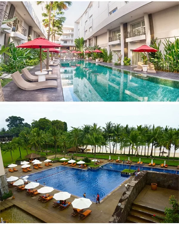 Outdoor sunshade, courtyard, outdoor terrace, center pillar umbrella (10)