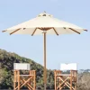 Outdoor sunshade, courtyard, outdoor terrace, center pillar umbrella (12)