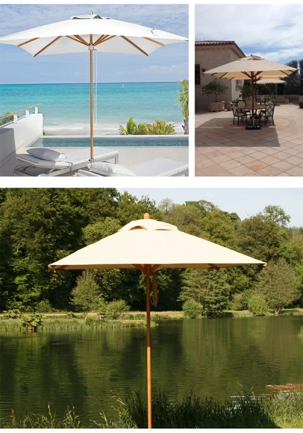 Outdoor sunshade, courtyard, outdoor terrace, center pillar umbrella (8)