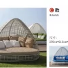 Outdoor swimming pool, bird's nest, rattan woven bed (5)