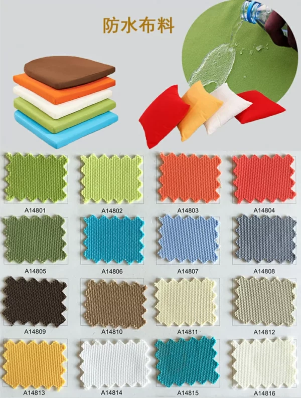 Outdoor swimming pool rattan bed (15)