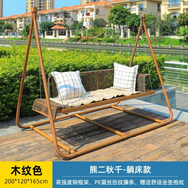 Outdoor swing, courtyard swing (13)