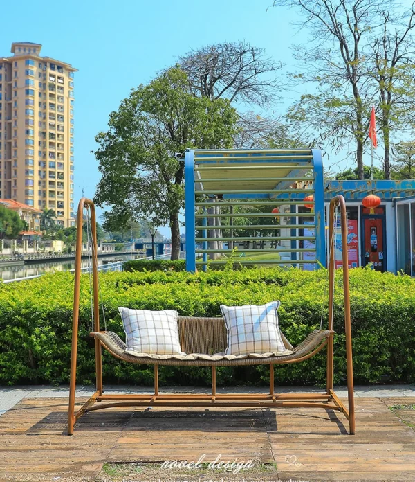 Outdoor swing, courtyard swing (14)