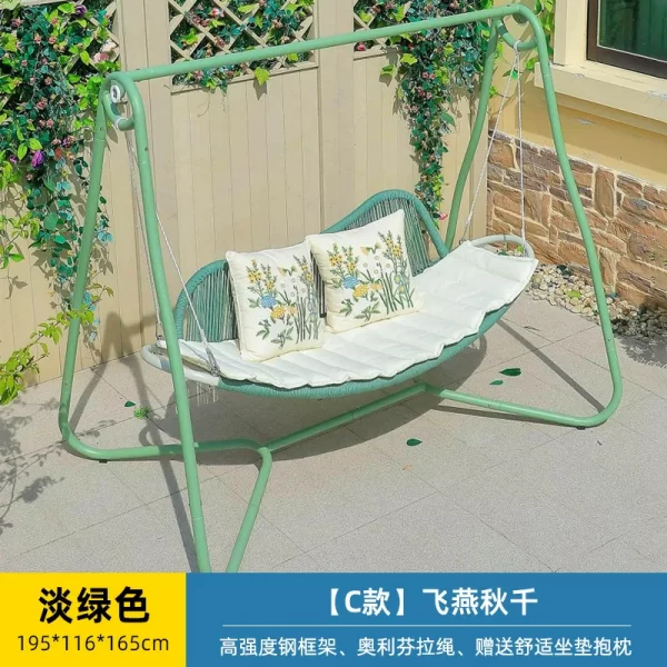 Outdoor swing, courtyard swing (22)
