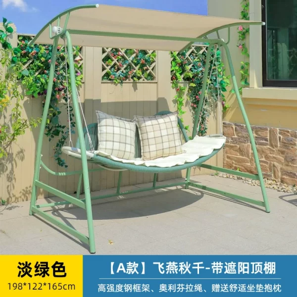 Outdoor swing, courtyard swing (6)