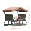 Outdoor swing, hanging chair, powered four person rocking chair (1)