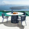 Outdoor tables and chairs, courtyard leisure rattan chairs (2)