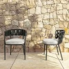 Outdoor tables and chairs, courtyard leisure rattan chairs (3)