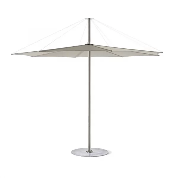 Outdoor tables and chairs with umbrellas, integrated hotel dining tables and chairs (3)