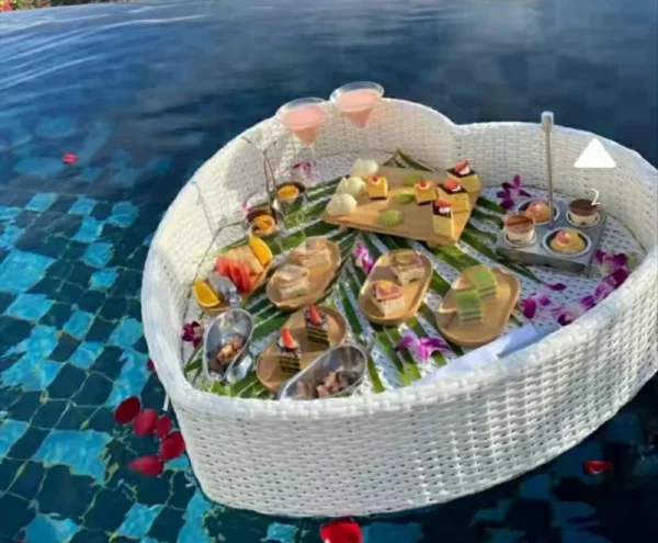 Pool Floating Plate Water Breakfast Tray (6)