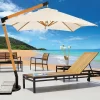 Resort outdoor swimming pool, large sun umbrella (17)
