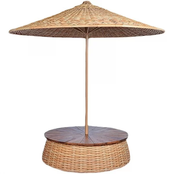 Sunshade, Courtyard, Homestay, Beach, Balcony, Umbrella Villa (6)