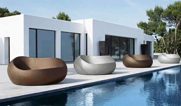 Tai Chi Yin Yang Creative Vine Chair Outdoor Lying Bed Vine Weaving Chair (4)