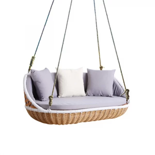 double swing outdoor leisure hanging basket hanging chair (12)