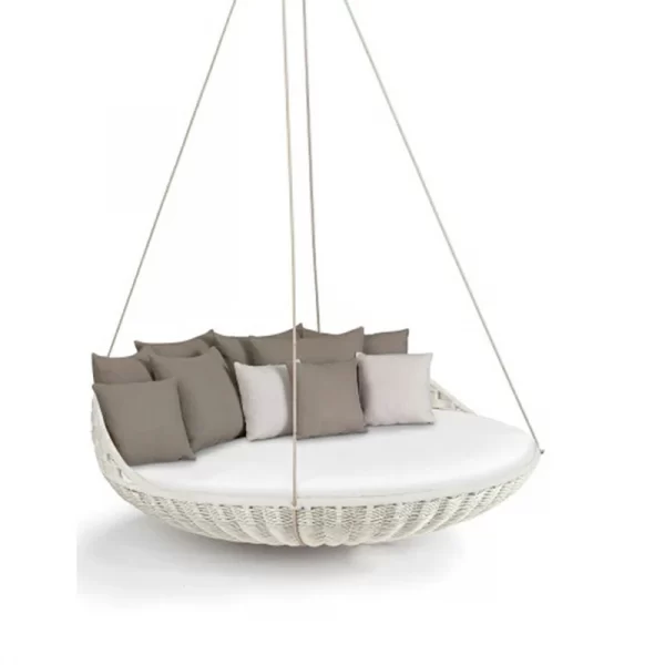 double swing outdoor leisure hanging basket hanging chair (2)~1