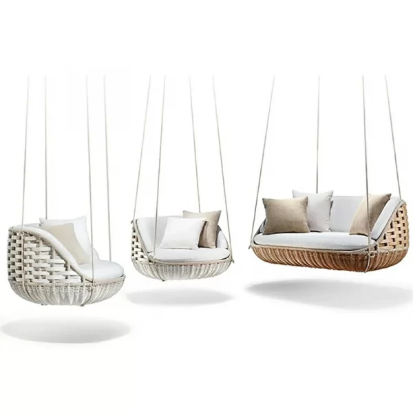double swing outdoor leisure hanging basket hanging chair (25)