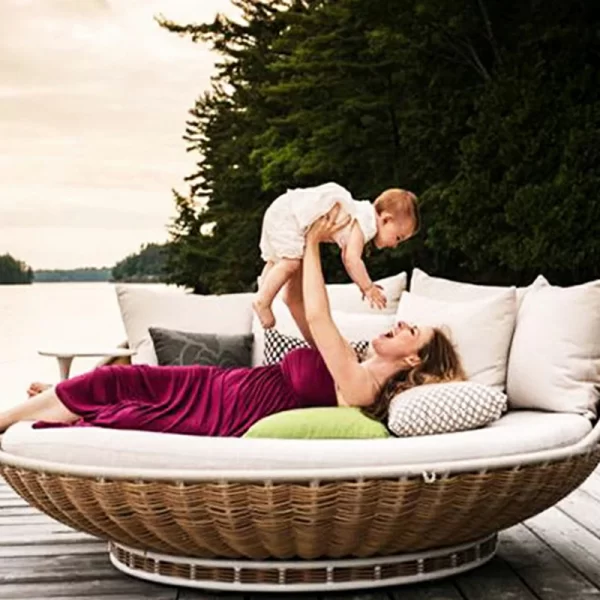 double swing outdoor leisure hanging basket hanging chair (3)~1