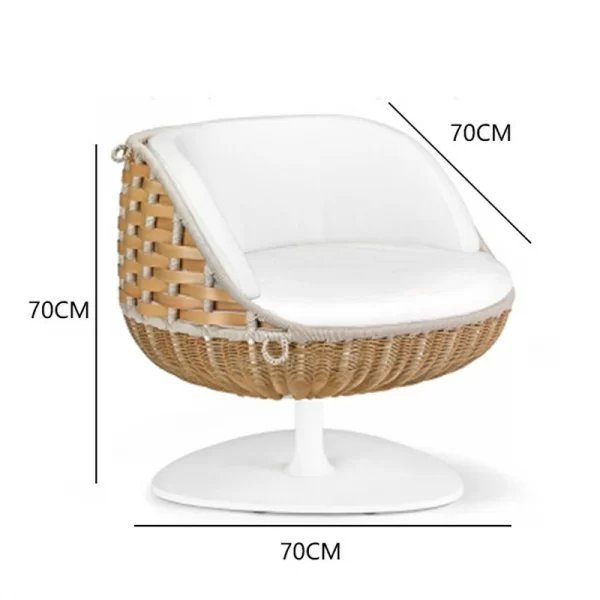 double swing outdoor leisure hanging basket hanging chair (36)