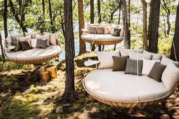 double swing outdoor leisure hanging basket hanging chair (4)