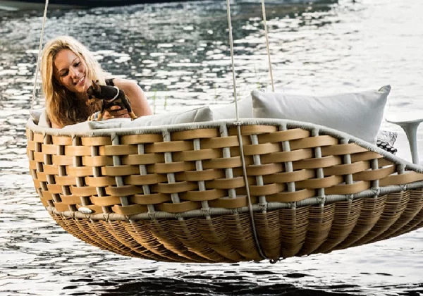 double swing outdoor leisure hanging basket hanging chair (5)