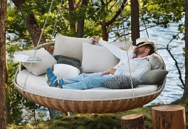 double swing outdoor leisure hanging basket hanging chair (9)