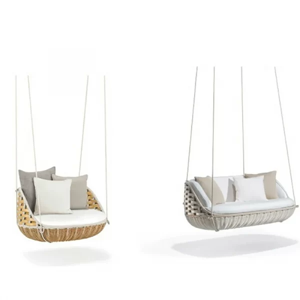 double swing outdoor leisure hanging basket hanging chair (9)~1